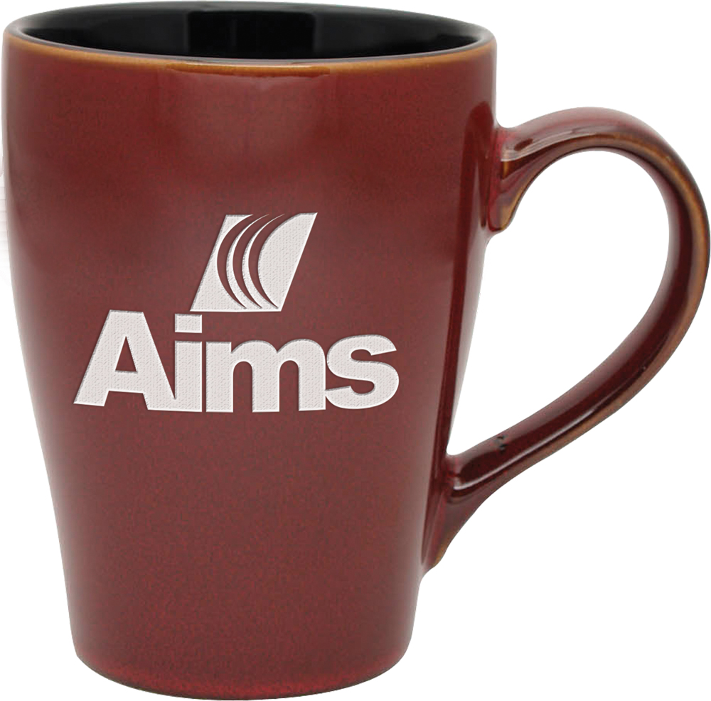 Picture of 16 Oz. Reactive Glaze Sherwood Collection Ceramic Mug - Deep Etched