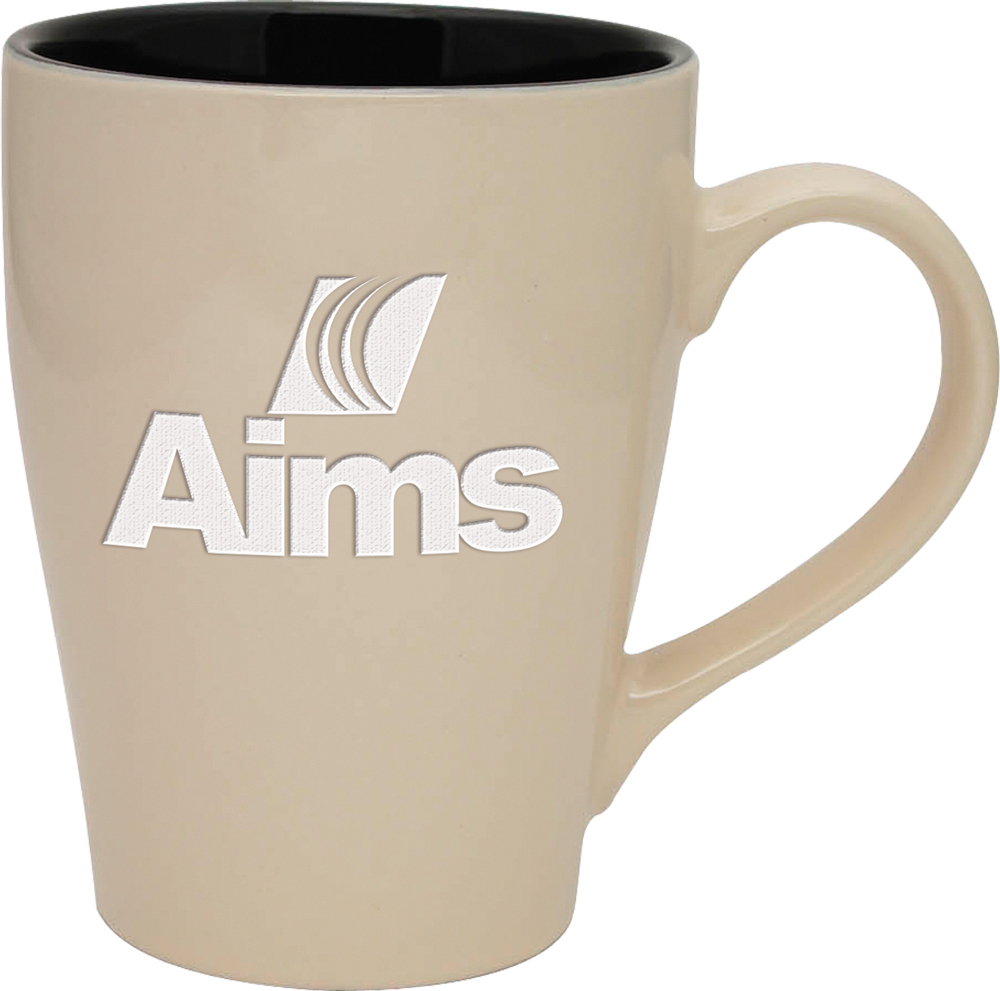 Picture of 16 Oz. Reactive Glaze Sherwood Collection Ceramic Mug - Deep Etched