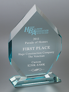 Picture of Large Mallory Jade Crystal Award