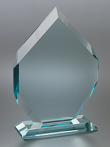 Picture of Large Mallory Jade Crystal Award