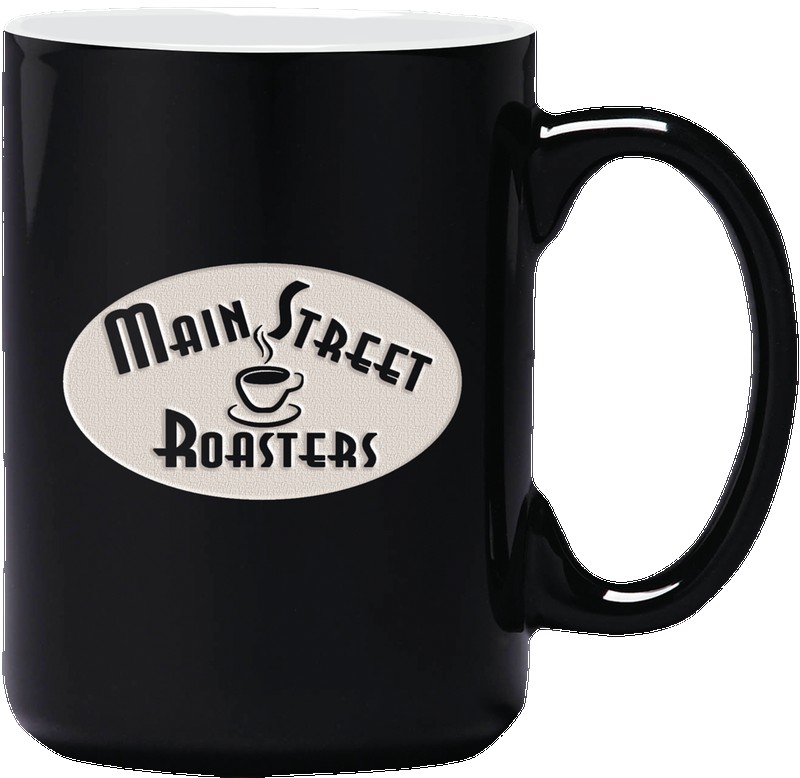 Picture of 15 Oz. Atlas Collection Ceramic Mug- Etched