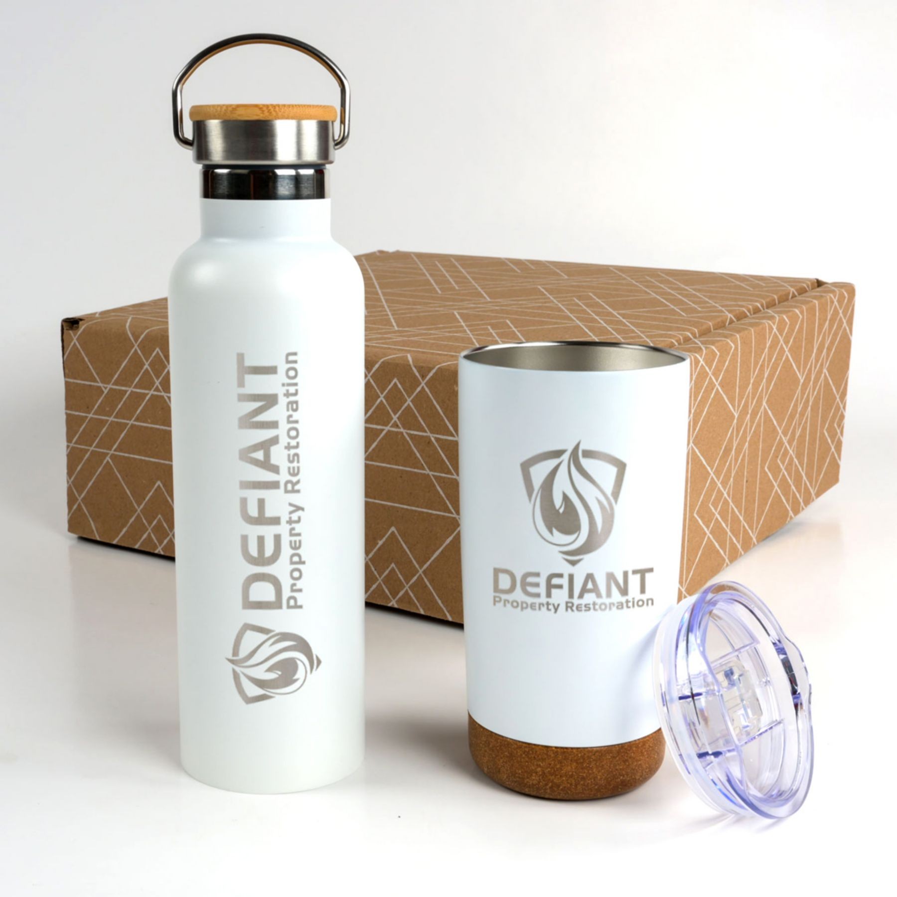 Picture of Cork And Bamboo Drinkware Set