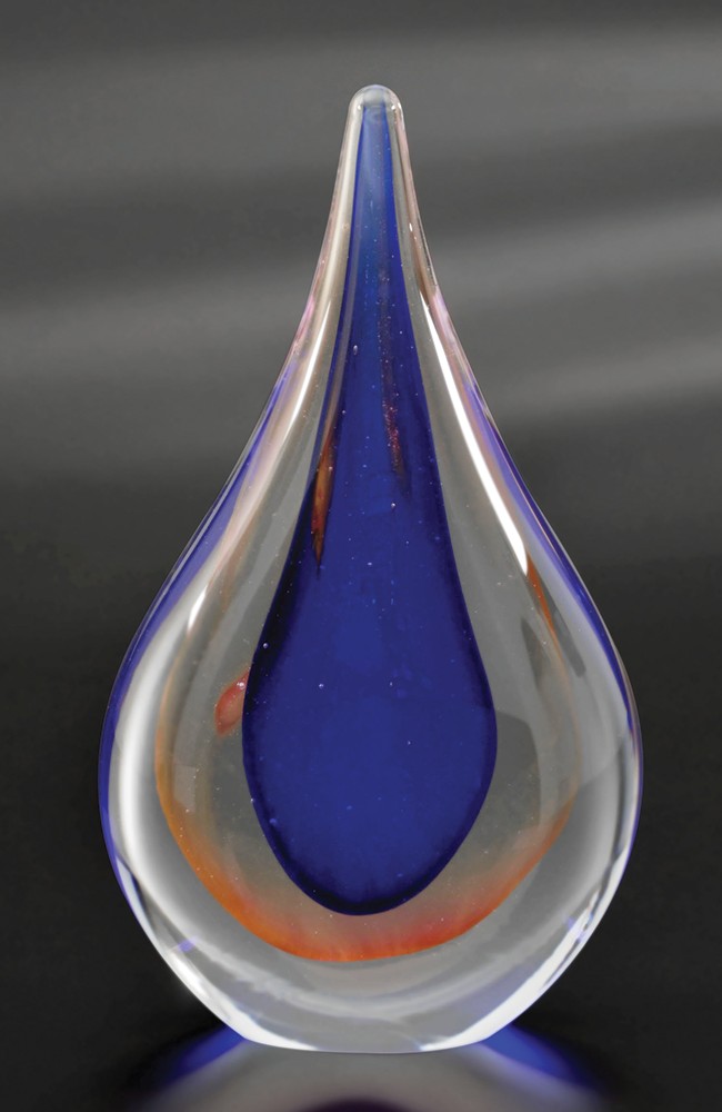 Picture of Teardrop Art Glass Award