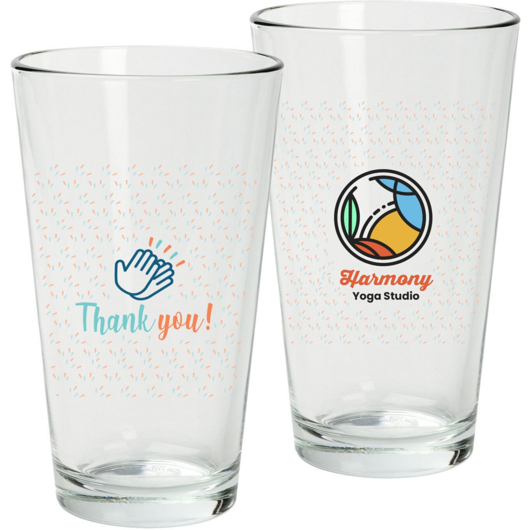 Picture of Full Color Wrap Pint Glass 16 Oz