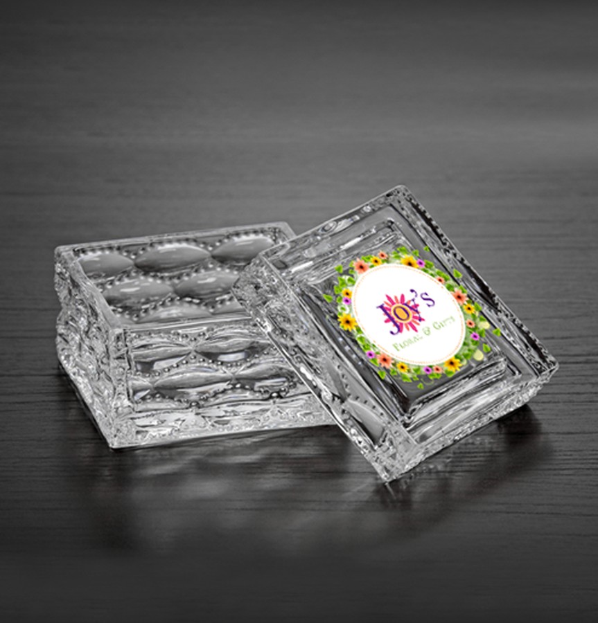 Picture of Tresor Glass Box - Deep Etched