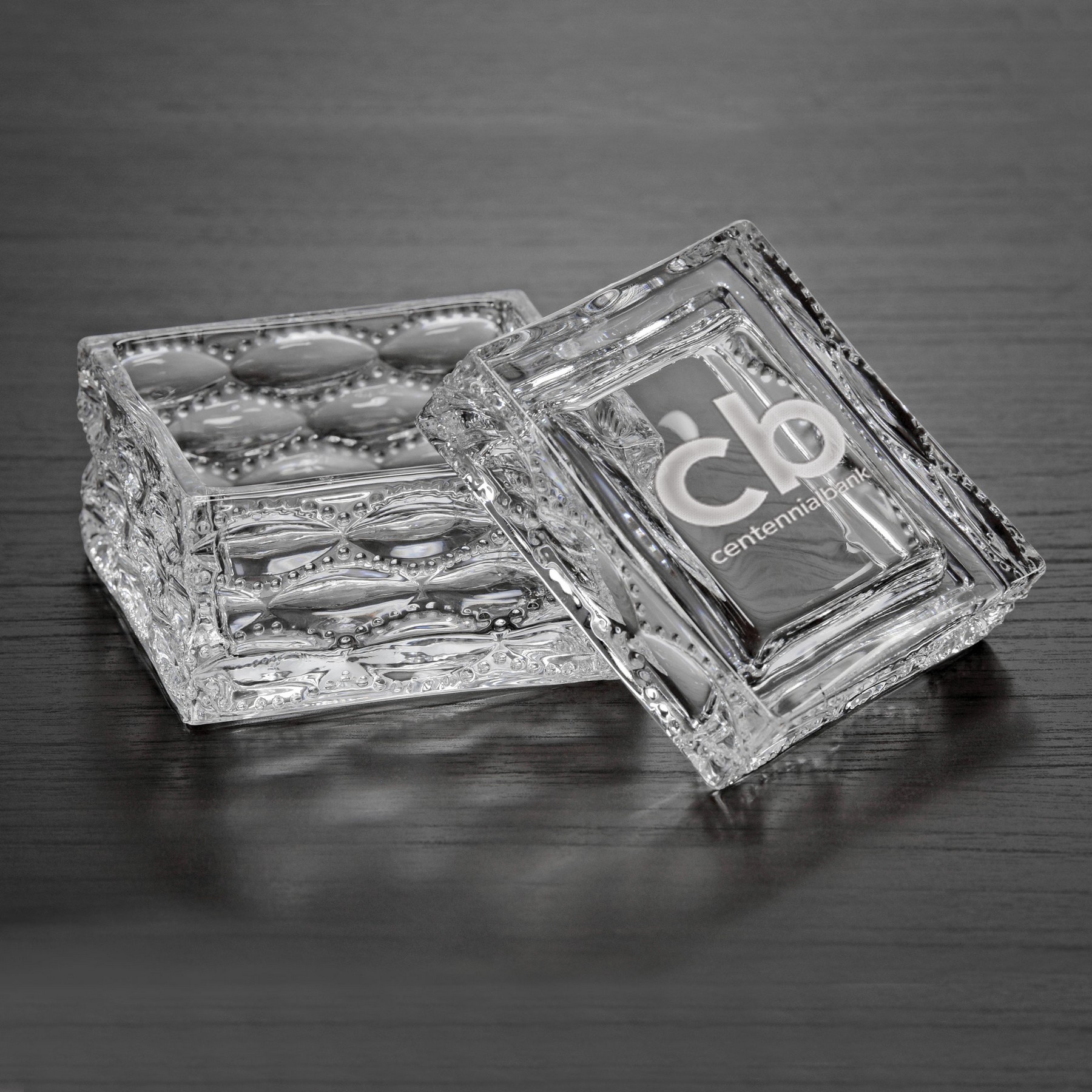 Picture of Tresor Glass Box - Deep Etched