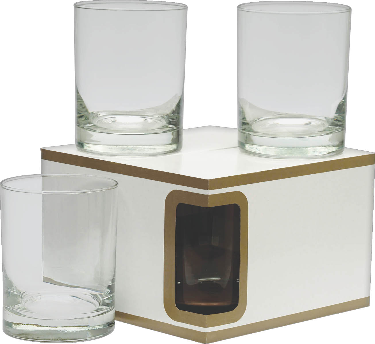 Picture of 14 Oz. Premium Double Old Fashion Glasses Set of 4