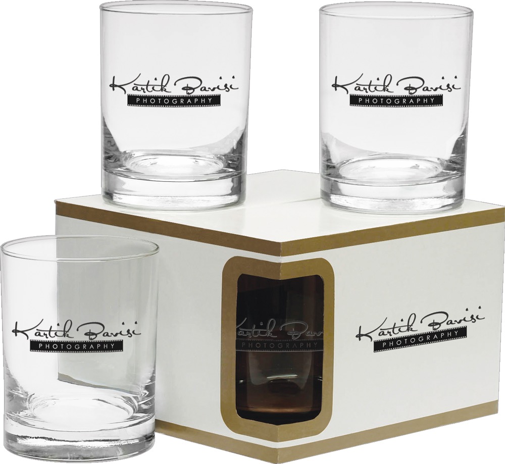 Picture of 14 Oz. Premium Double Old Fashion Glasses Set of 4