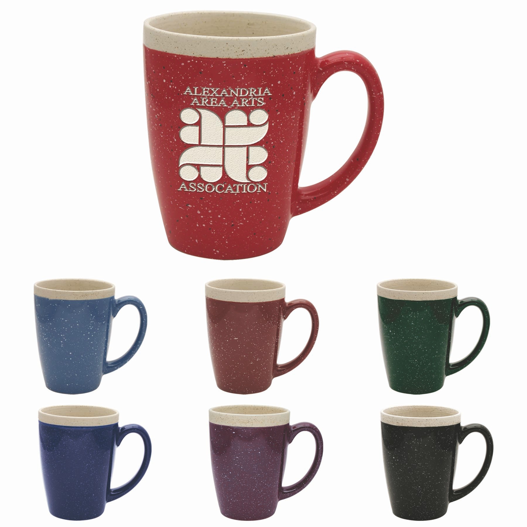 Picture of 16 Oz. Adobe Collection Ceramic Mug - Etched