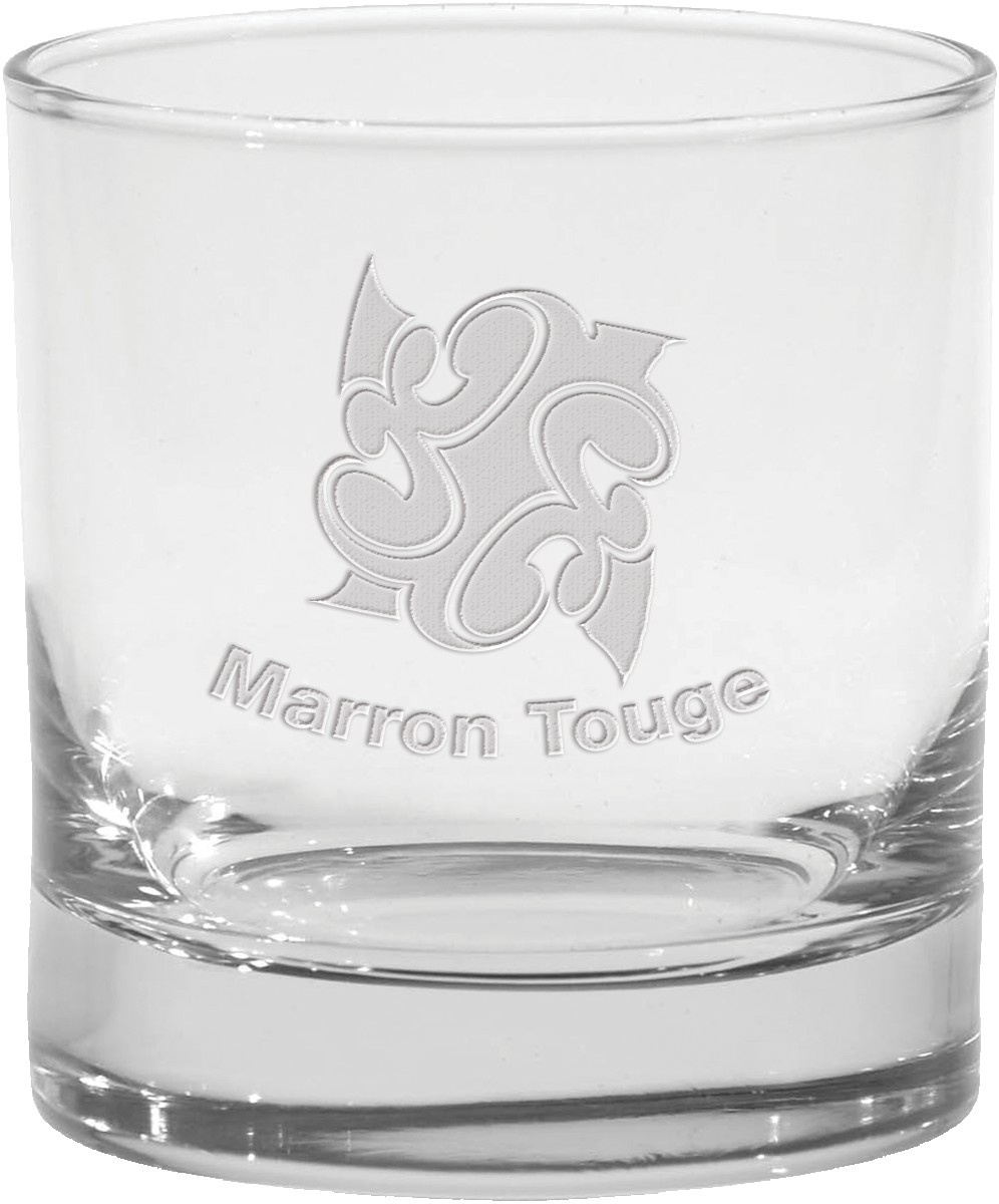 Picture of 8 Oz. Executive On the Rocks Glass - Etched
