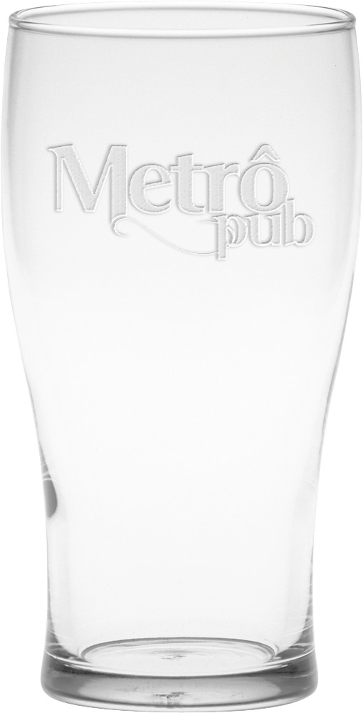 Picture of 16 Oz. Etched Pub Glass