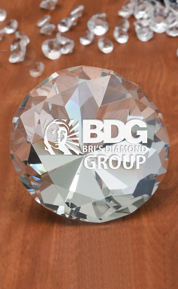 Picture of Large Diamanté Paperweight