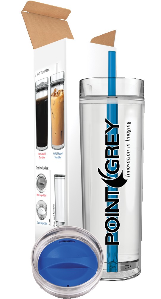 Picture of 15 Oz. ClearView Classic Clear Hot/Cold Tumbler Set