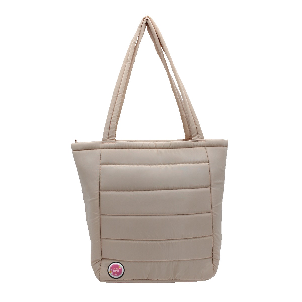Picture of Otaria™ Puffy Recycled Tote Bag, Fabric Patch - Full Color