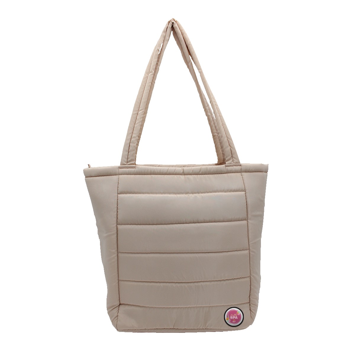 Picture of Otaria™ Puffy Recycled Tote Bag, Fabric Patch - Full Color