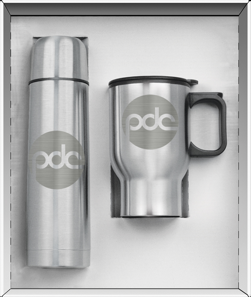 Picture of 2 Piece Steel City Super Thermos Saver Set - Laser Etched