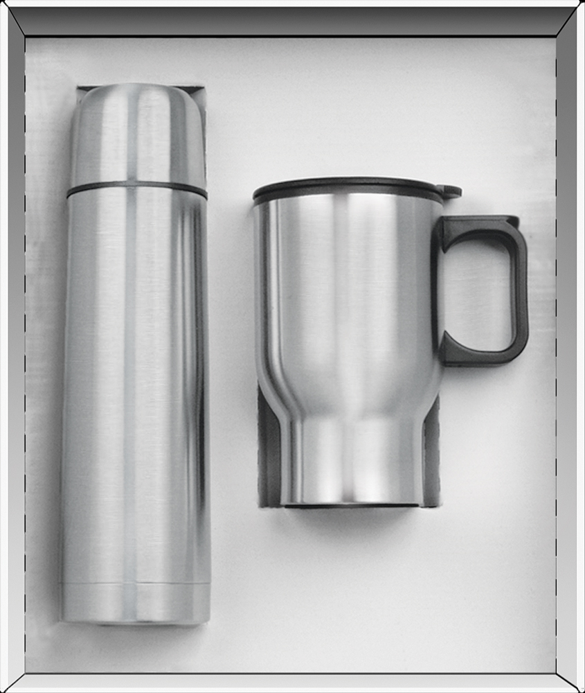 Picture of 2 Piece Steel City Super Thermos Saver Set - Laser Etched
