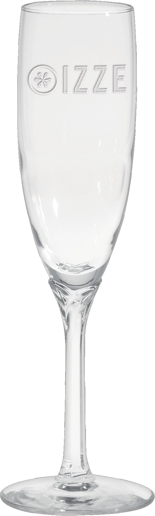 Picture of 6 Oz. Domaine Clear Stem Flute Glass - Etched