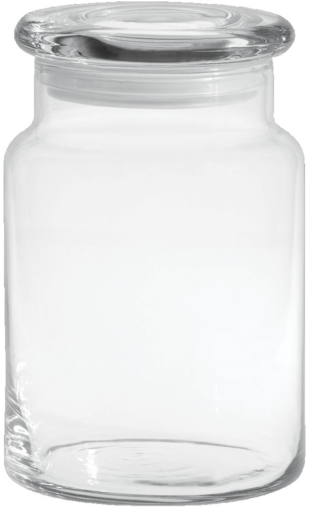 Picture of 26 Oz. Apothecary Jar w/Flat Lid - Etched