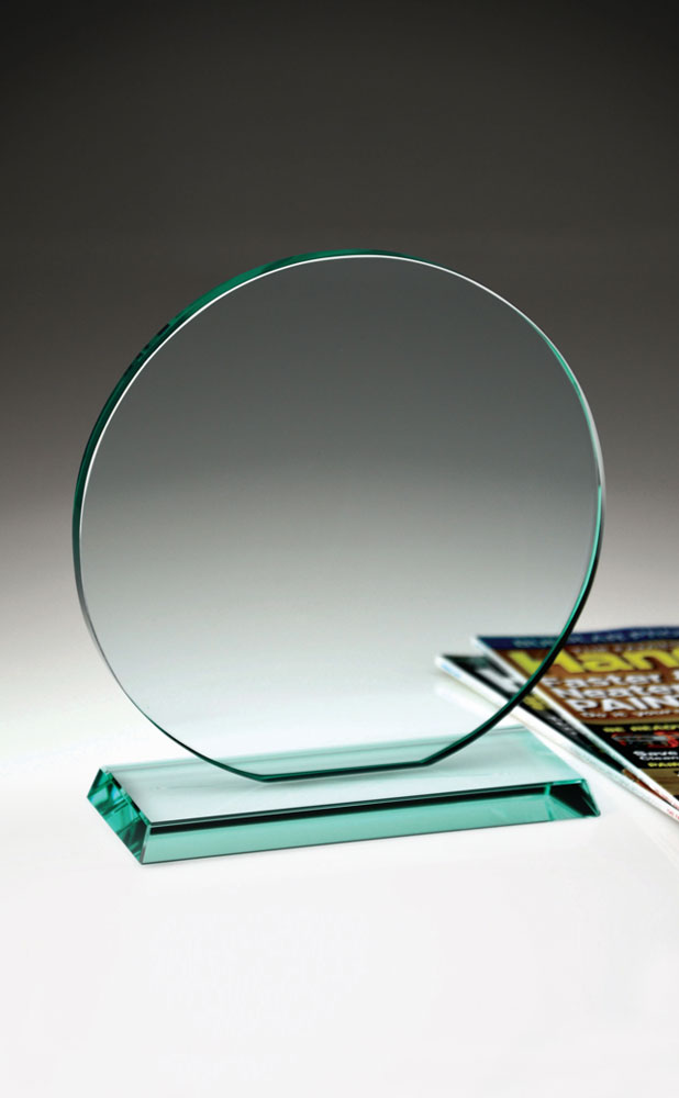 Picture of Small Rubino Jade Crystal Award