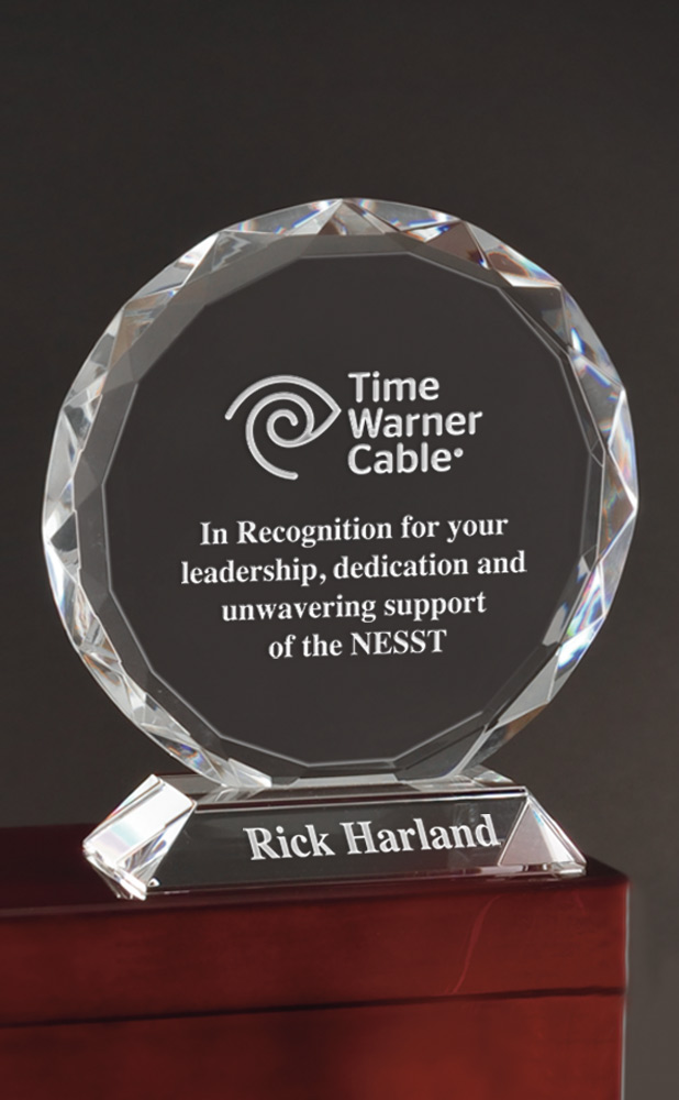 Picture of Medium Ravenna Optical Crystal Award