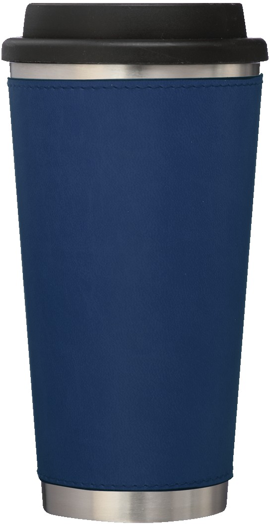 Picture of 16 Oz. Metro Stainless Tumbler w/Leatherette Sleeve