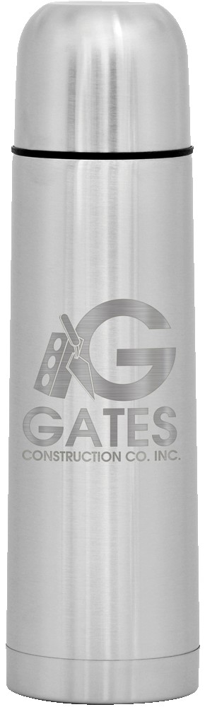Picture of ½ Liter Stainless Steel Vacuum Insulated Beverage Carrier - Laser Etched