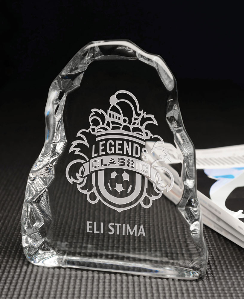 Picture of Large Jade Iceberg Crystal Award