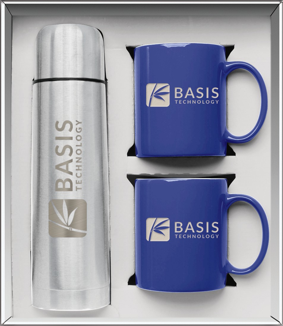 Picture of Hampton To Go Mug Gift Set - Deep Etched