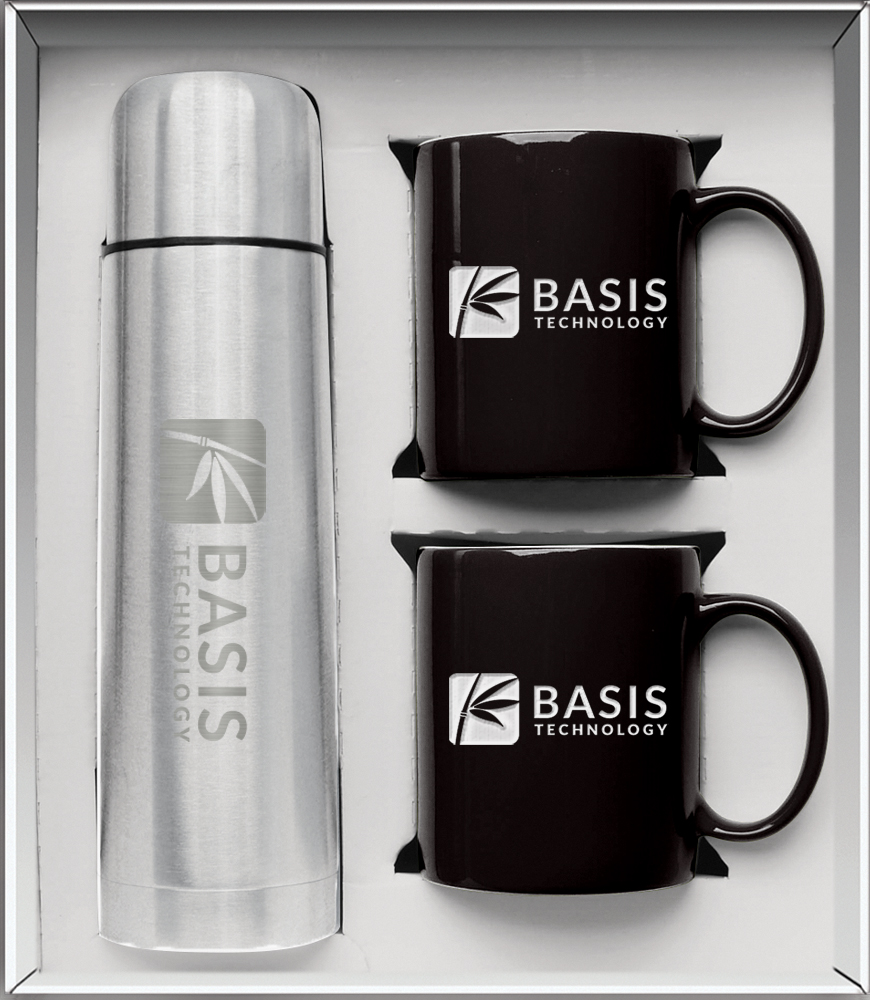 Picture of Hampton To Go Mug Gift Set - Deep Etched