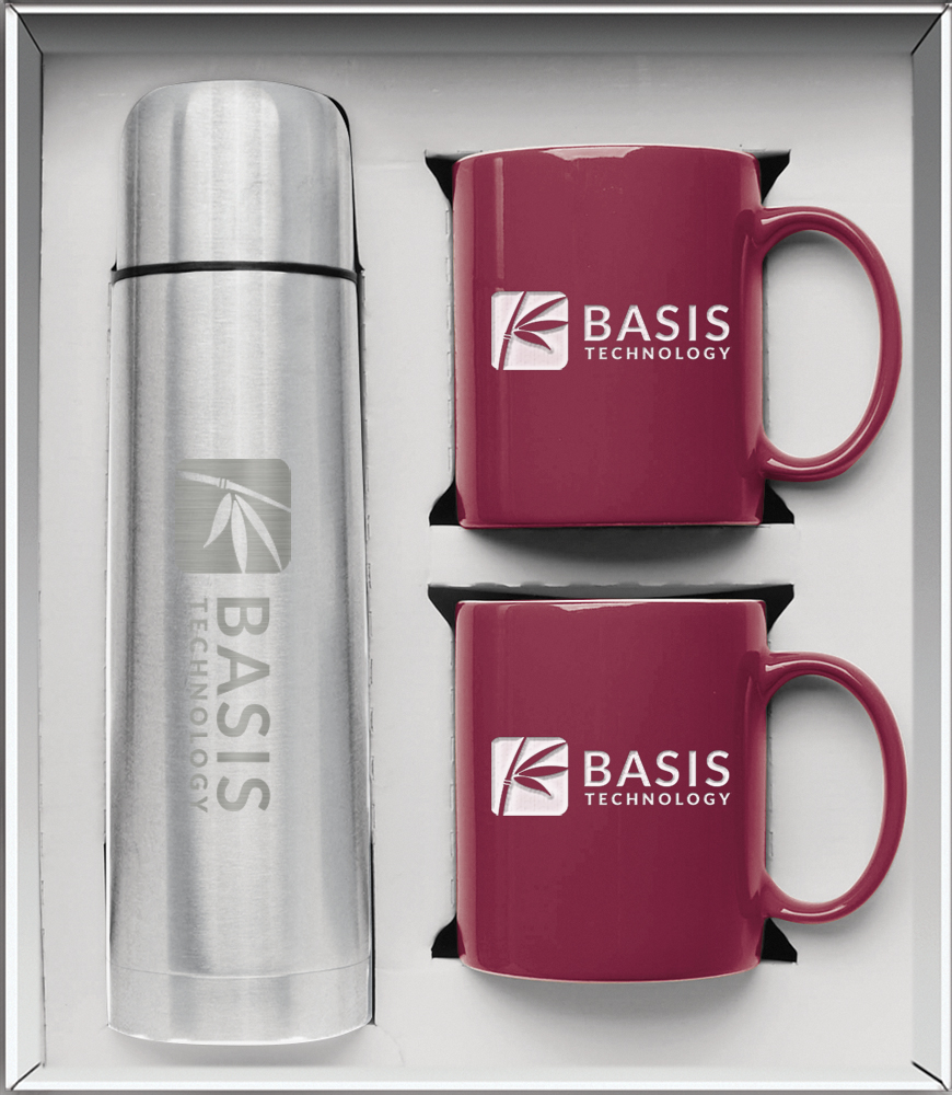 Picture of Hampton To Go Mug Gift Set - Deep Etched