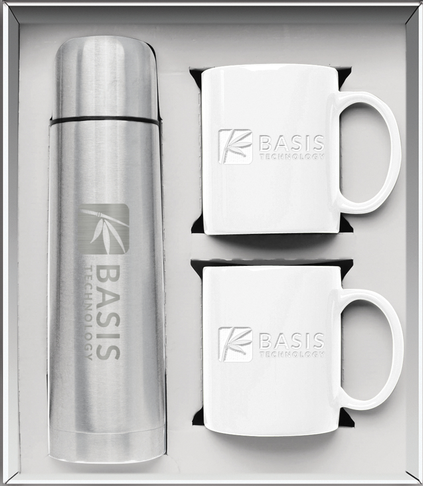 Picture of Hampton To Go Mug Gift Set - Deep Etched