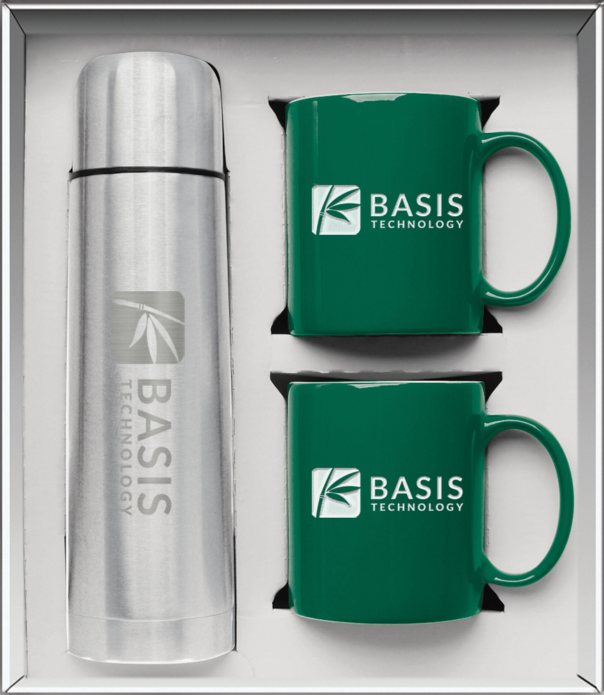 Picture of Hampton To Go Mug Gift Set - Deep Etched