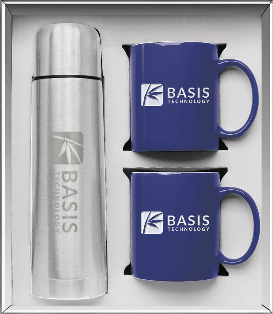 Picture of Hampton To Go Mug Gift Set - Deep Etched