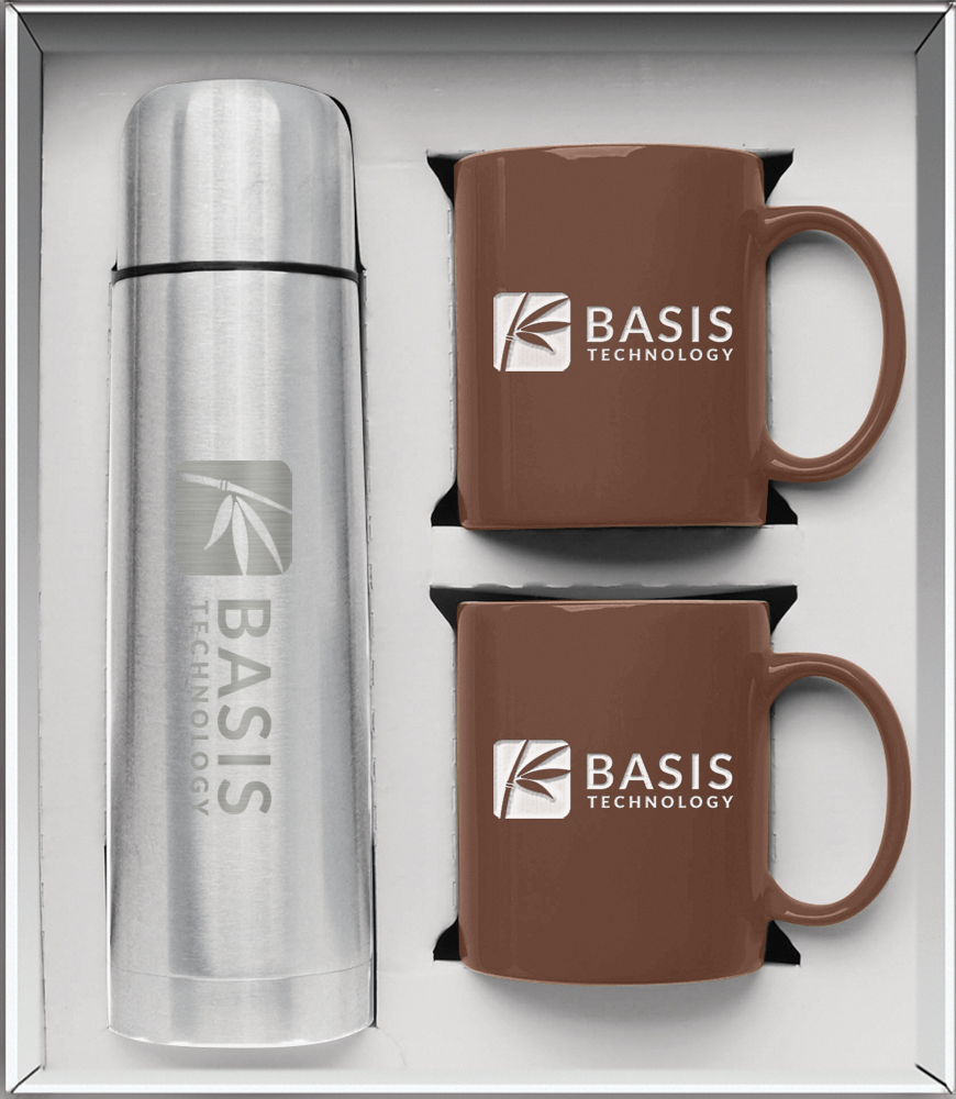 Picture of Hampton To Go Mug Gift Set - Deep Etched