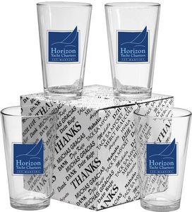 Picture of Thank You Mixing Glasses Set of 4