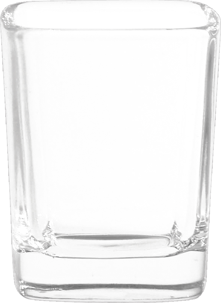 Picture of 2.25 Oz. Square Shot Glass - Deep Etched