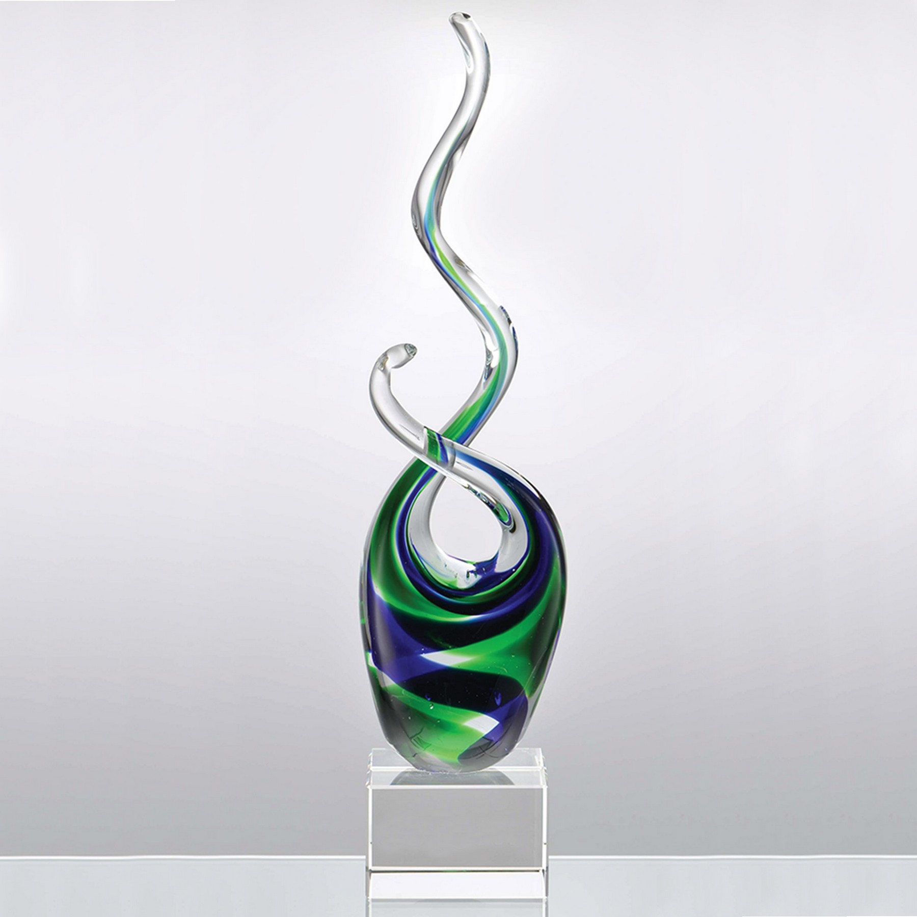 Picture of Tropical Splash Art Glass Award