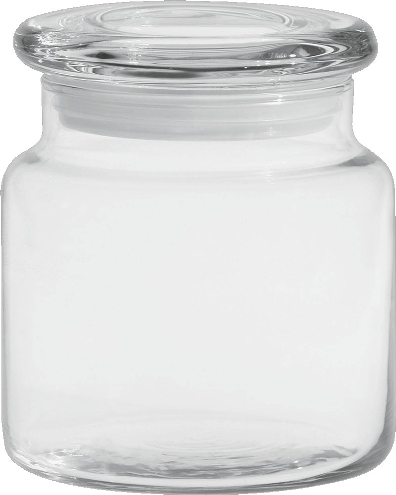 Picture of 16 Oz. Apothecary Jar w/Flat Lid - Etched