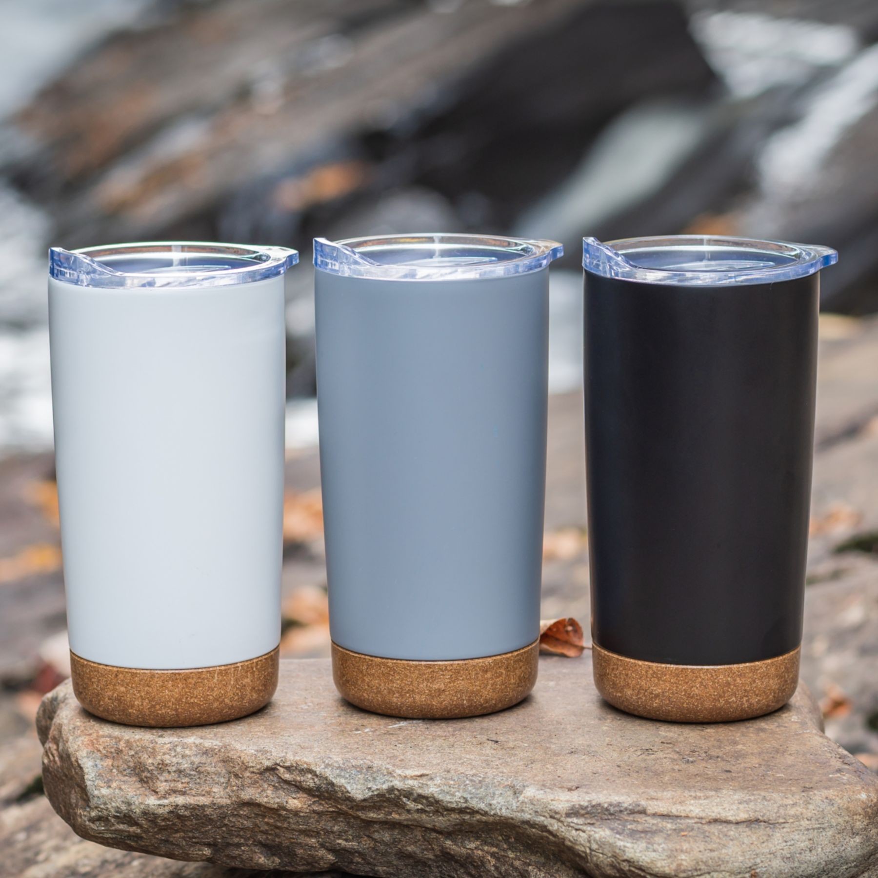 Picture of Saratoga Cork Bottom Stainless Tumbler 18 Oz