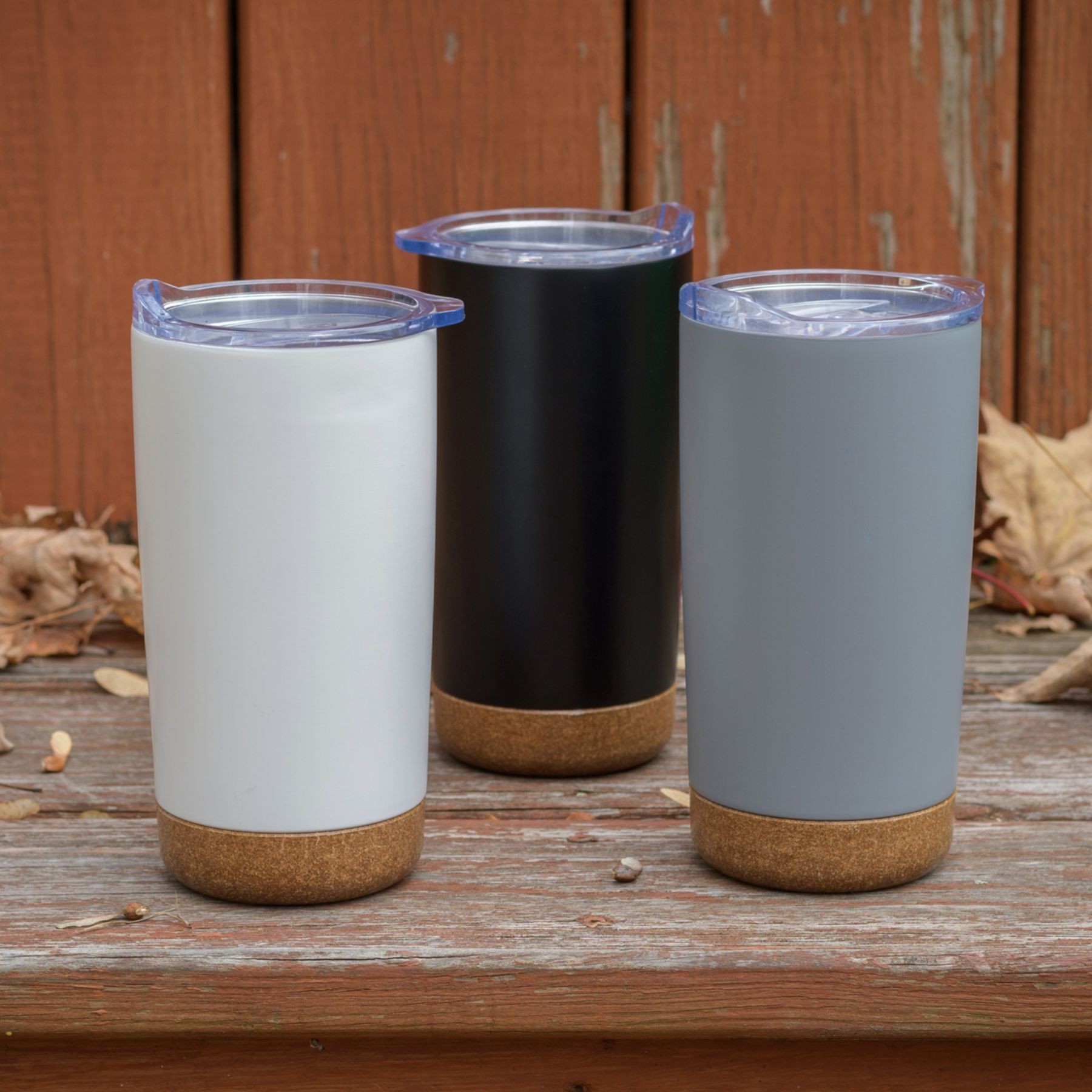 Picture of Saratoga Cork Bottom Stainless Tumbler 18 Oz