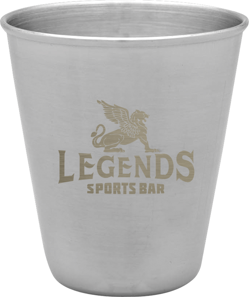 Picture of 2 Oz. Steel City Stainless Steel Shot Glass - Laser Etched