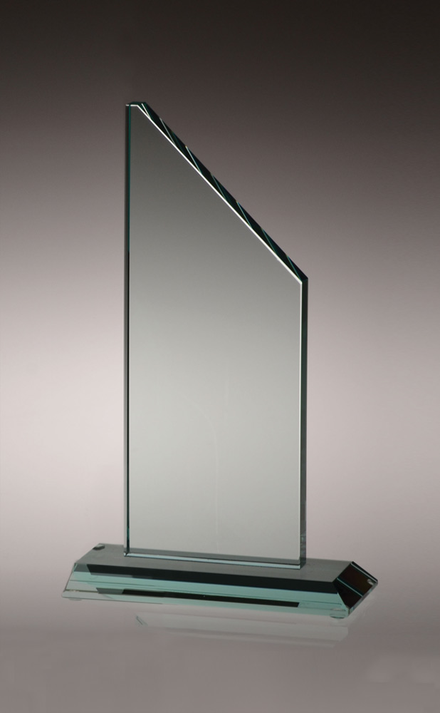 Picture of Medium Tower Jade Crystal Award