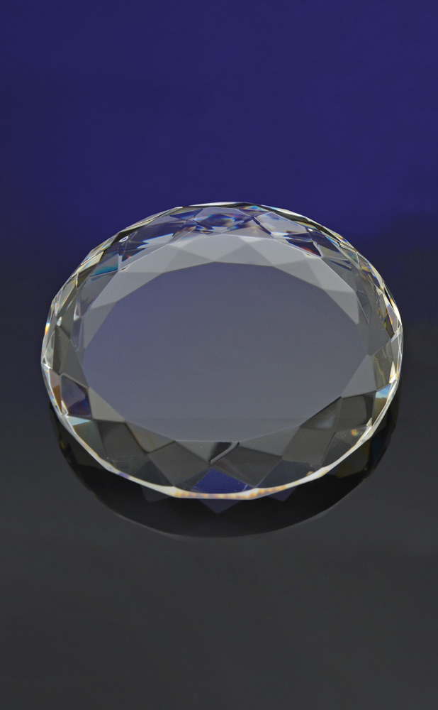 Picture of Faceted Circle Paperweight