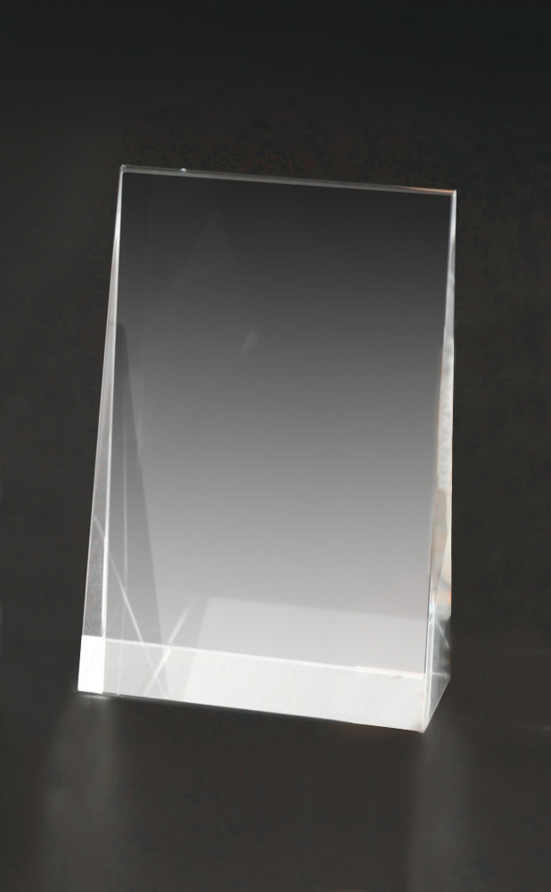 Picture of Medium Wedge Optical Crystal Award