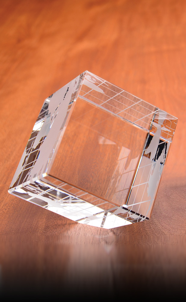 Picture of Columbus Globe Optical Crystal Award