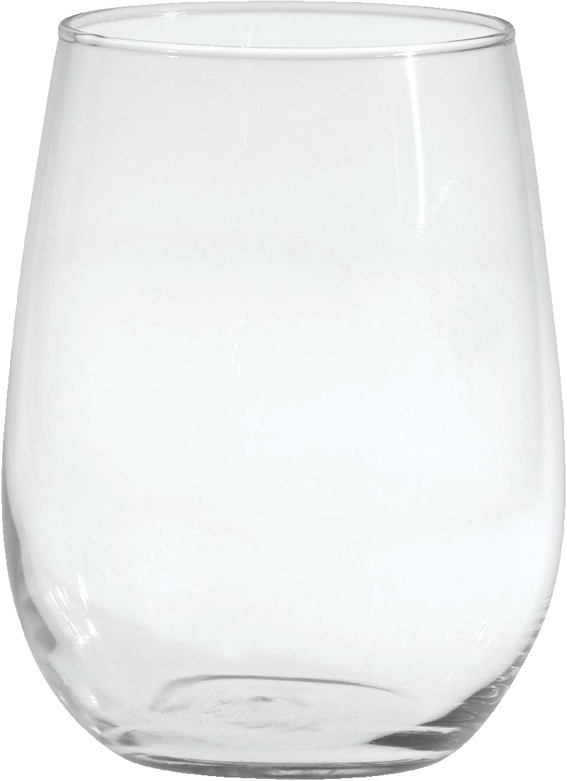 Picture of 17 Oz. Vina Stemless White Wine Glass - Etched