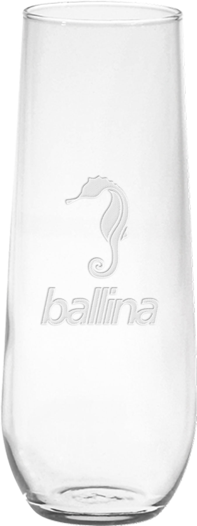 Picture of 8.5 Oz. Vina Stemless Flute Glass - Etched