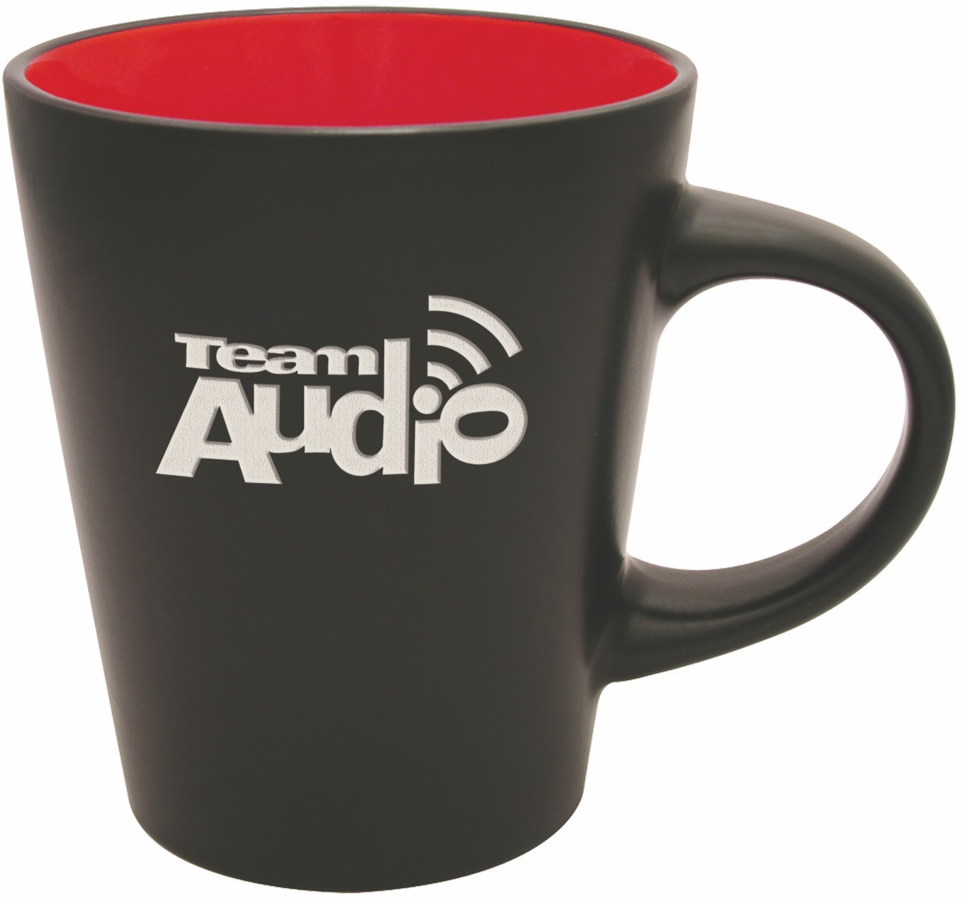 Picture of 12 Oz. Noir Collection Ceramic Mug - Deep Etched
