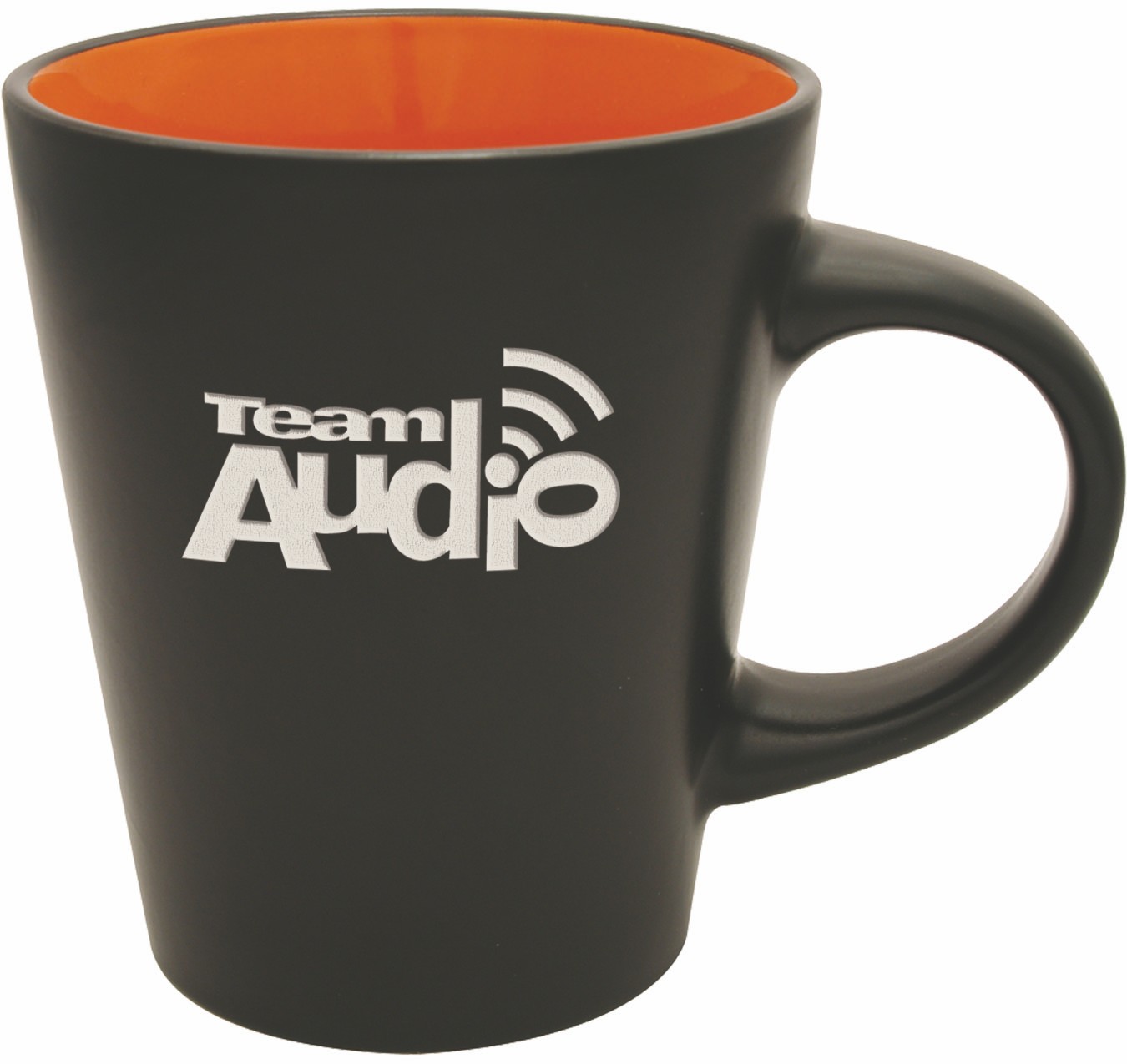 Picture of 12 Oz. Noir Collection Ceramic Mug - Deep Etched